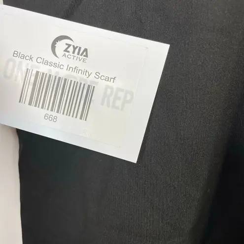 Zyia Black Classic Infinity Scarf Convertible Wrap Shawl Shrug Cowl Gaiter New