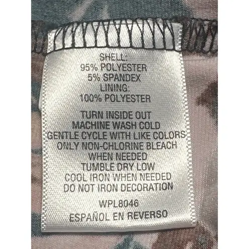 Thalia Sodi Small Teal Floral Wrap Dress Long Sleeve Fall Party Cafecore Look