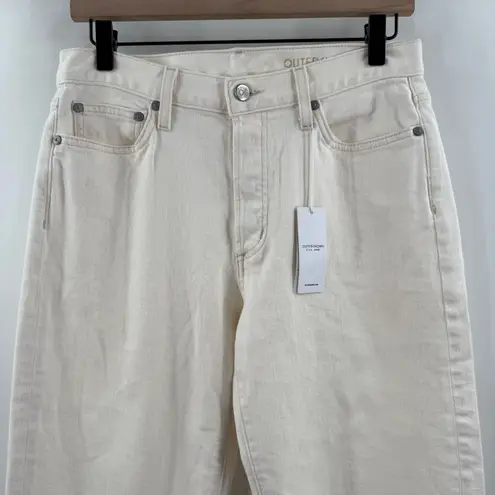 Outerknown S.E.A. Fillmore Boyfriend Jeans SZ 27 NWT Salt Organic Cotton Stretch