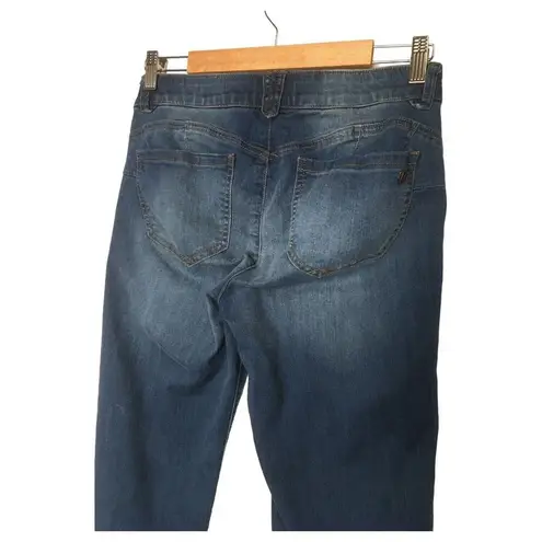 Democracy Jeans Womens 6 Ab Solution Jegging Booty Lift Mid Rise Skinny Blue