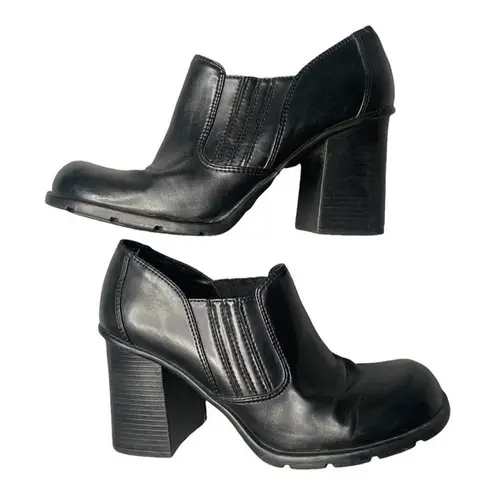 American Eagle Vintage 90s/Y2K  Black Chunky Block Heels Size 10