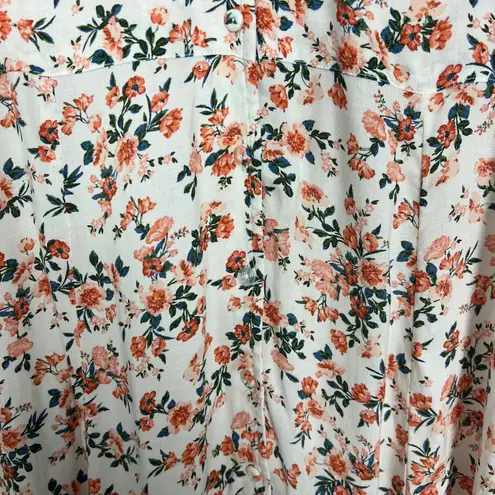 Miss Selfridge Floral Button Down Maxi Dress w/Slits Size 6