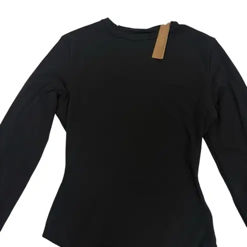 SKIMS $116 NWT fits everybody LONG SLEEVE CREW NECK BODYSUIT S