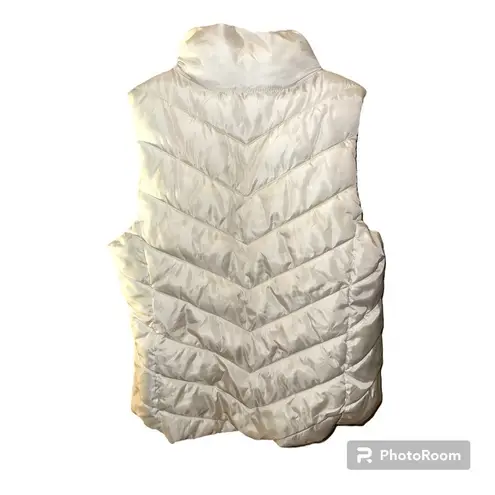 SO Juniors'  Puffer Vest, Large, White Natural - Image 3