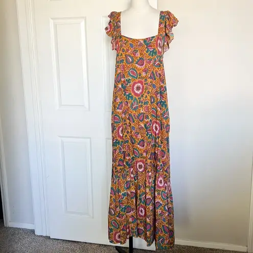 House of Harlow 1960 Jackie Floral Square Neckline Dress