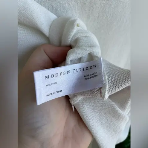 Modern Citizen COPY - - Jude Cropped Tie-Front Top in White - Small | NWOT