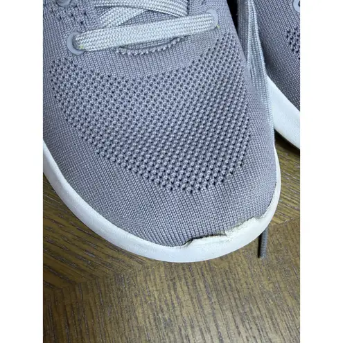 Kizik Women's Lima Gray Knit Lace Up Sneakers Shoes Size M 8.5 W 10