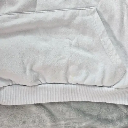 Fresh Laundry Explore Trippy Magic Shroom Skull Butterfly Hoodie Size Large Gray