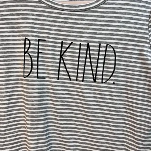 Rae Dunn  Be Kind striped long sleeve T shirt