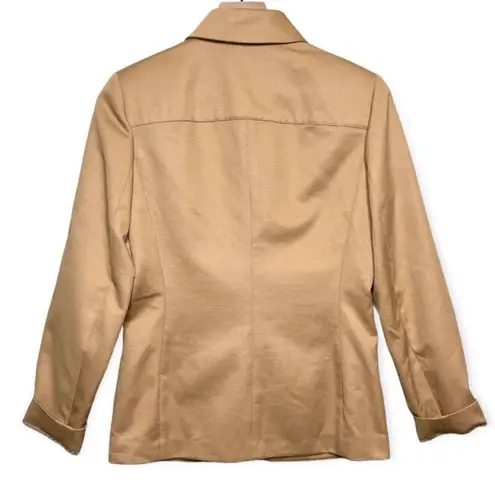 Anne Klein NWT  Wool Blend Blazer Jacket Khaki Color Women’s Size 4