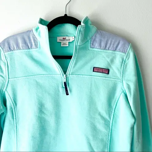 Vineyard Vines  Teal Shep Shirt Quarterzip