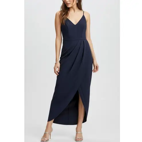 BHLDN Caron Lyra Bridesmaid Wedding Guest Dress, Midnight/Navy, 4 (US)