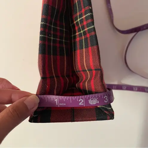 Vintage Y2K Red Tartan Plaid Tote Bag GUC