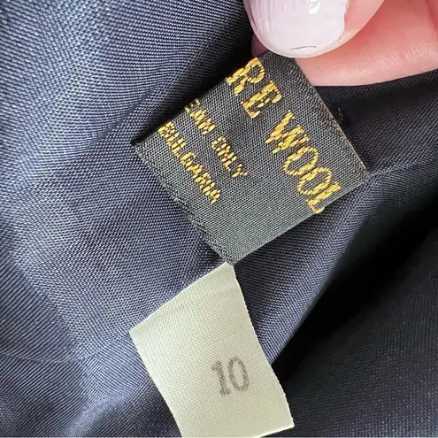 Vintage 80’s Giorgio Sant Angelo Tartan Plaid Wool Blazer Size 10 Green