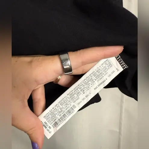 ZARA  Black Square Neck Spaghetti Strap Romper Small