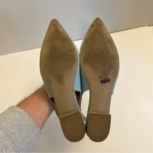 DV by Dolce Vita Shoes Women Classy Slingback Blue Denim Size 9