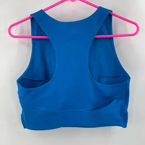 TASC Sculptive Crop Tank Size Large Adventure Blue NWT Pocket Cropped Athletic