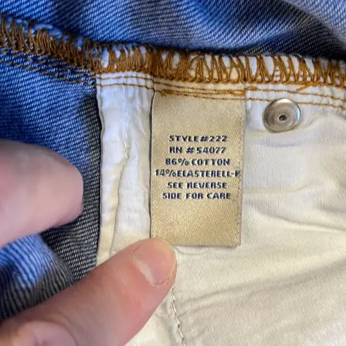 CAbi  #222 Laguna Slim Boyfriend Jean Size 4