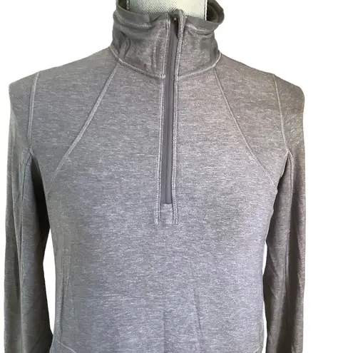 Lululemon  long sleeve pace pusher half zip pullover top in heather slate gray 6 thumbnail 12
