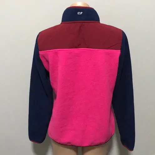 Vineyard Vines  Color Block Fleece Snap Shep Shirt