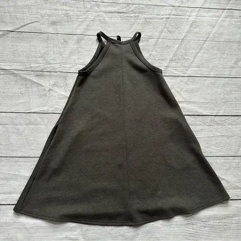 Ayla XS gray high neck tank top swing dress