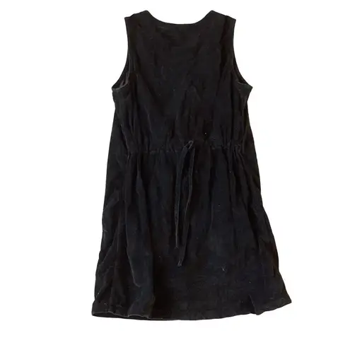 Vintage Studio Wear Corduroy Dress Black Size M