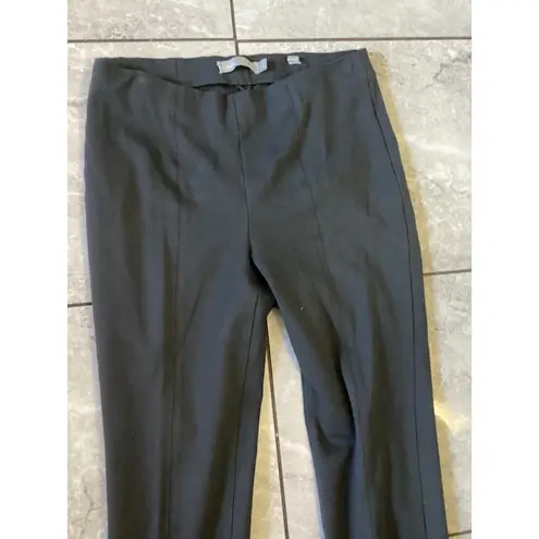 Vince  Black Stretch Ankle Split Leg Pants Women's Size S