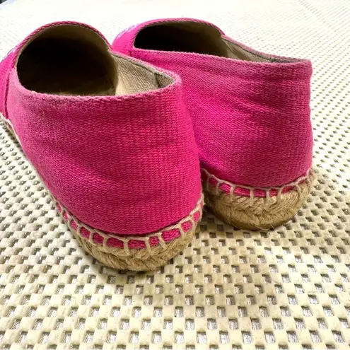 Kenzo Tiger Embroidered Pink Canvas Espadrilles Size 37 EU / 7 US