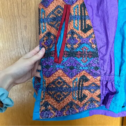 Vintage 90s Westside Connection Abstract Windbreaker Tracksuit Jacket Size Large Blue