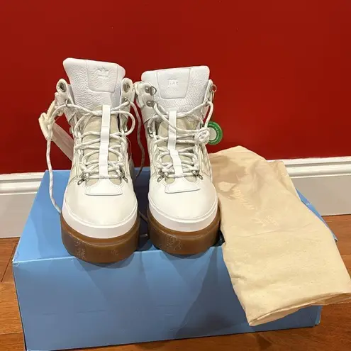 Ivy Park NWT Adidas x High Top Platform Sneaker Icy Park Beyonce White 9.5