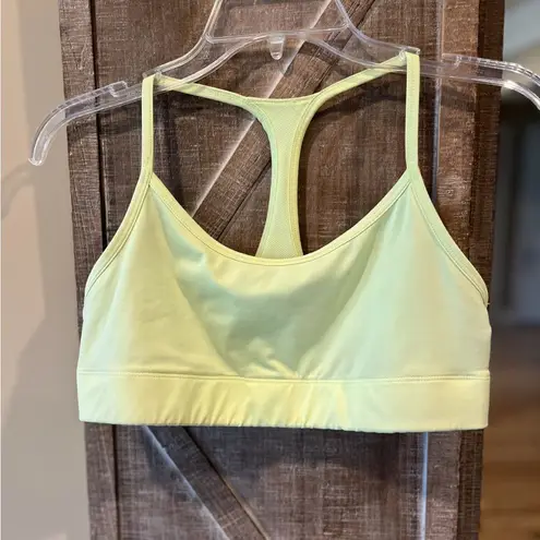 C9 by Champion Yellow and Gray Racerback Sports Bra Size L