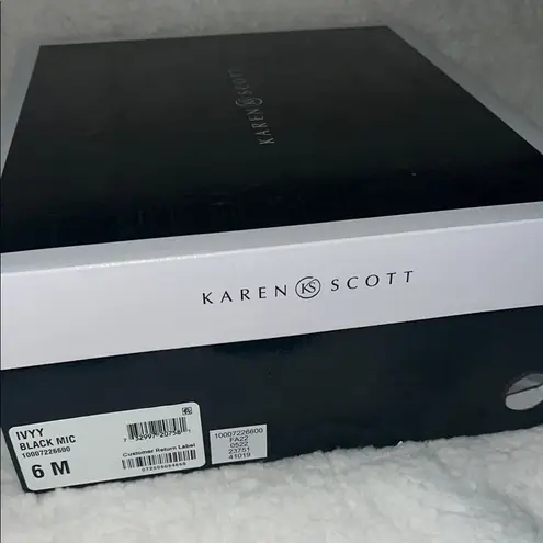 Karen Scott Karen Scott Black Heeled Boots with Sleek Silhouette