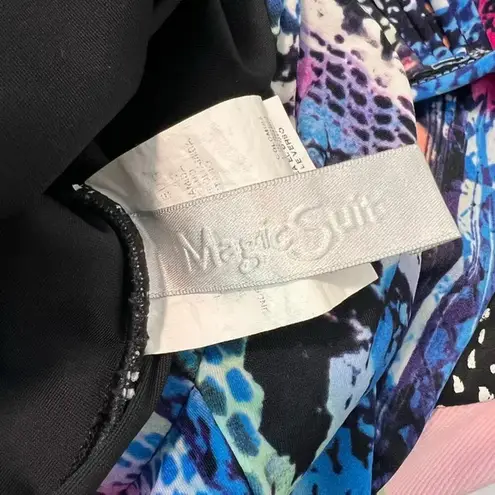 MAGICSUIT Boa Danika One Piece Swinsuit Snakeskin Multicolor Black Size M