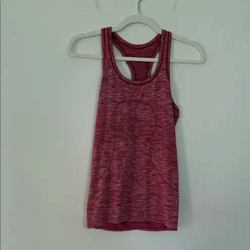 Lululemon  heathered red swiftly tech racerback size 4 - Image 2