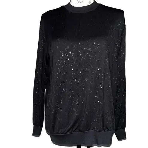 Michael Stars  black silver sweatshirt XS