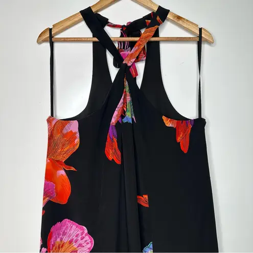 Maeve Anthropologie Cayman Silk Maxi Dress Size M 100% Silk Floral