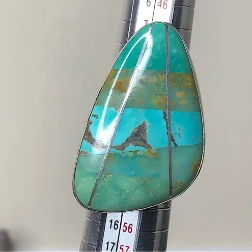 Sterling Silver JAY KING DTR Desert Rose Turquoise Cocktail Ring Sz 6 NWOT