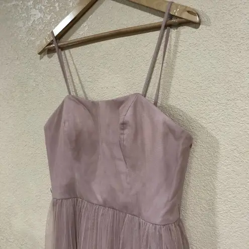 WToo by Watters 448 blush pink bobbinet tulle dress Size 12