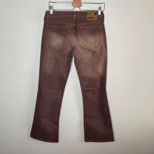 Vintage Y2k Mossimo Grunge Bootcut Faded Brown Denim Jeans Size 5