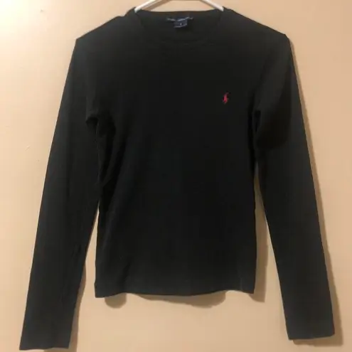 Polo Ralph Lauren Long Sleeve Crewneck Shirt Black