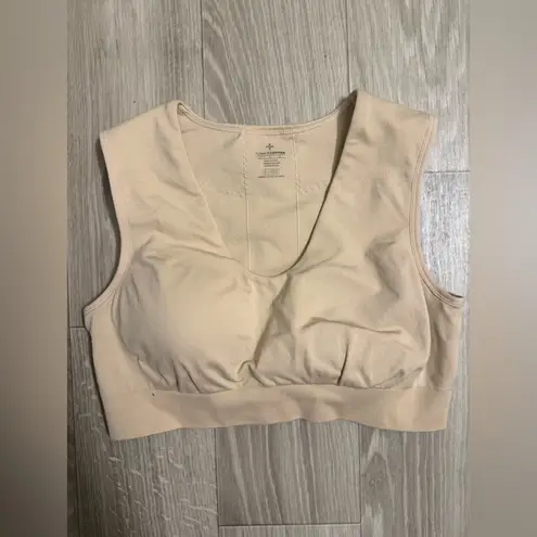 Tommie copper Back Support Bra | Seamless Tan Size L