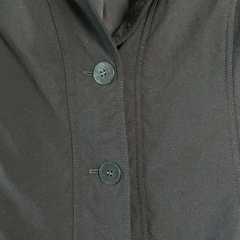 Lafayette 148 NY Women’s Black Wool Lightweight Blazer 8 Classic Office Workwear