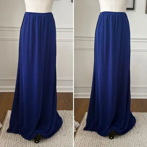 XScape Royal Blue Formal Straight Maxi Skirt Stretchy 6