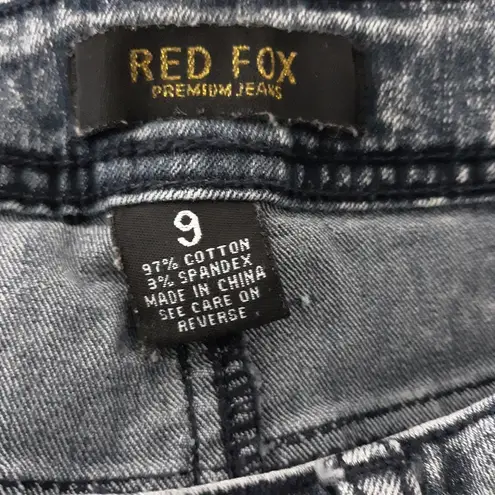 Red Fox Junior Size 9 Distressed Skinny Jeans