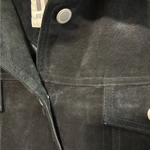 Vintage Black Suede Jacket Size Medium