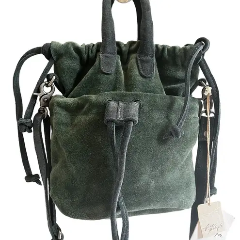 Free People NWT,  Scout Slouchy Crossbody Bag in Pine Green