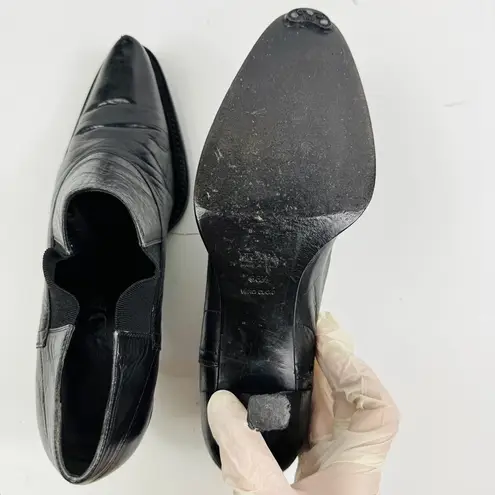 Prada leather kitten heels pump Y2K