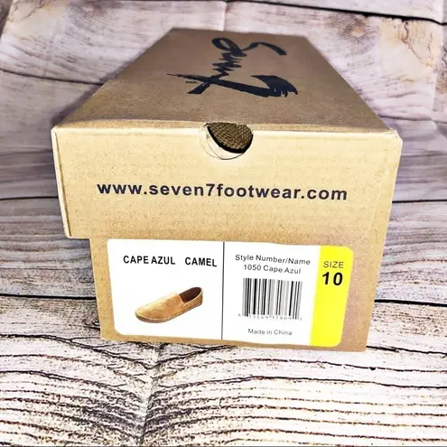 Seven7 Cape Azul Espadrille Flats Size 10 Color Camel
