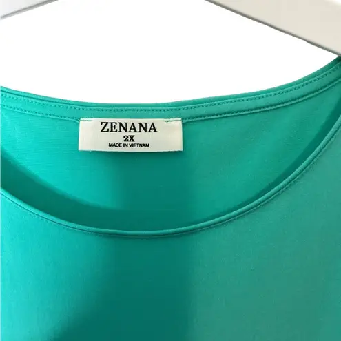 Zenana Outfitters Green Sleeveless Tank Top