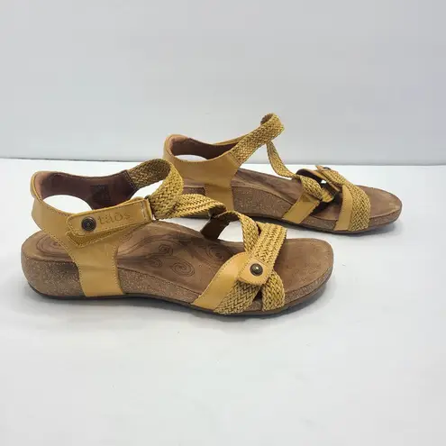 Taos Trulie Adjustable Leather Upper Sandals Shoes Women's Size 10